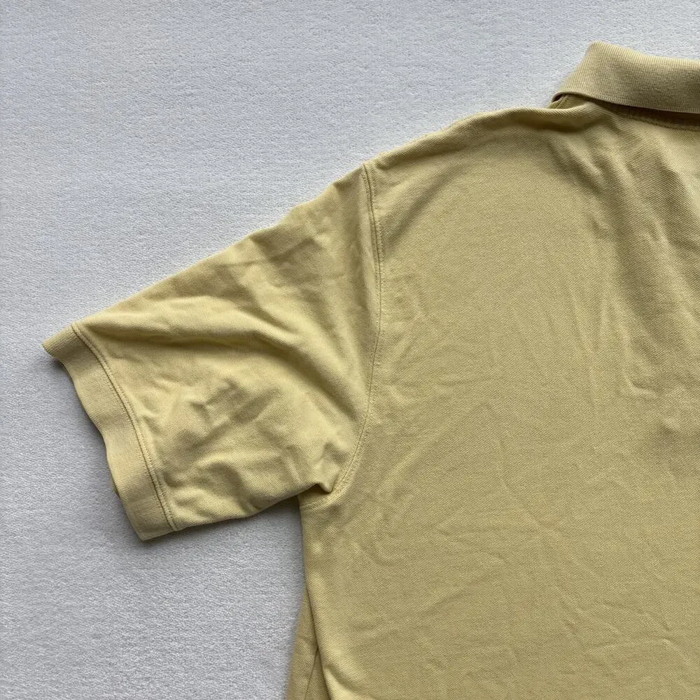 The Foundry Supply Co Men‎ 2XLT Yellow Polo Short Sleeve 100% Cotton